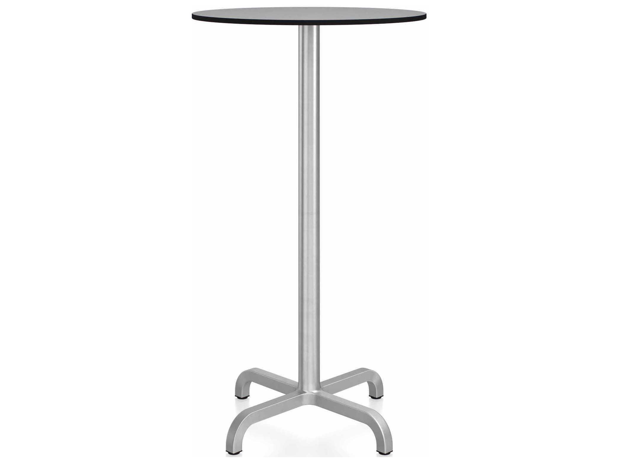 Emeco 20-06 By Norman Foster Round Wood Bar Table