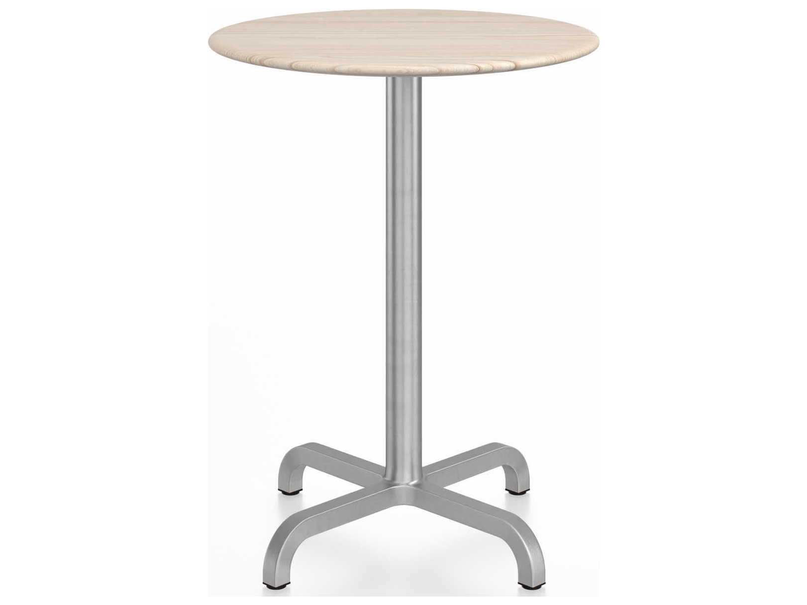 Emeco 20-06 By Norman Foster Round Wood Dining Table