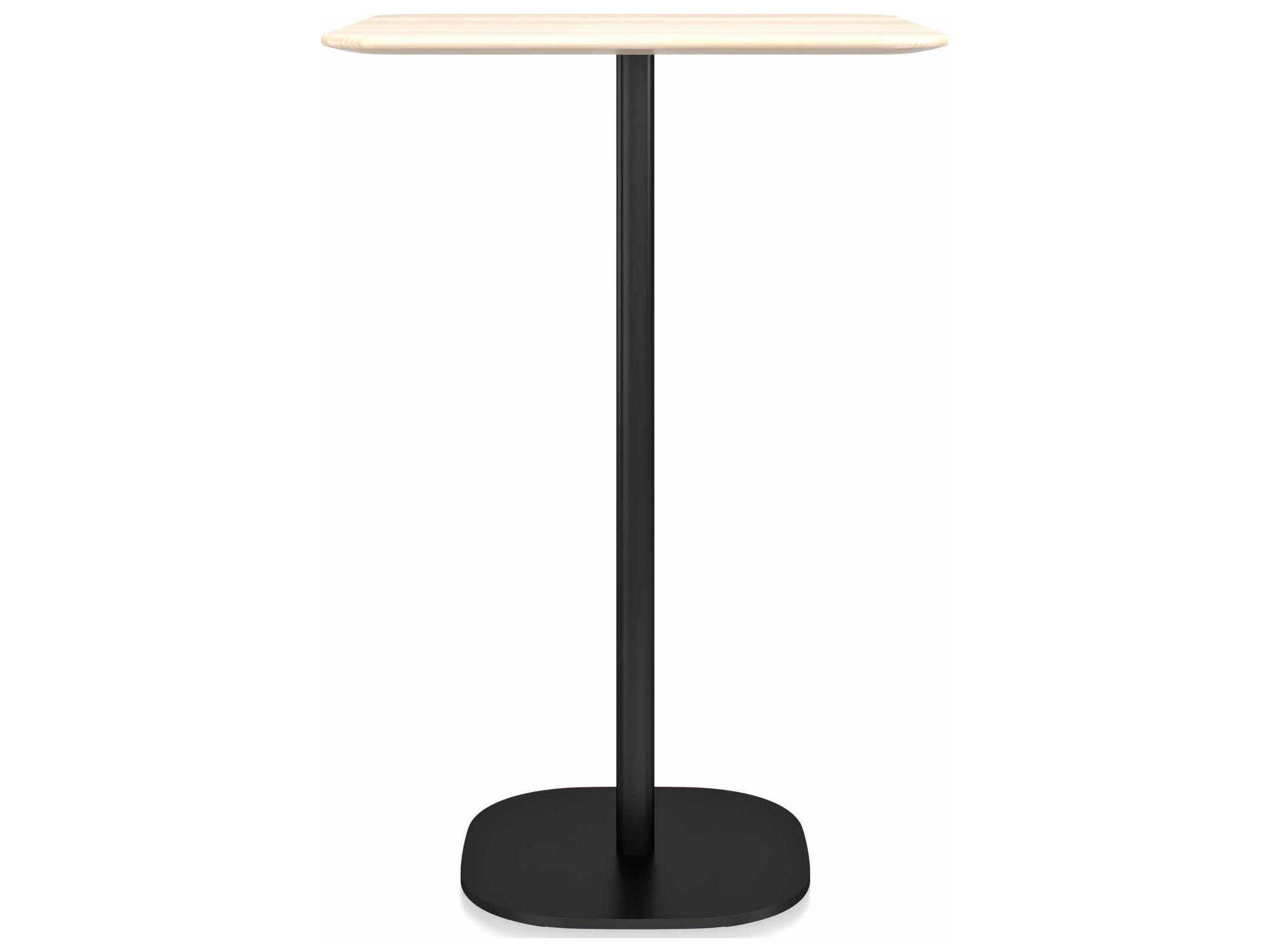 Emeco Flat Base Jasper Morrison Square Wood Bar Table
