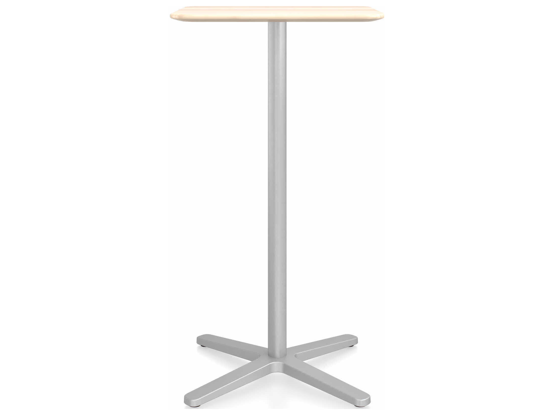 Emeco X Base By Jasper Morrison Square Wood Bar Table