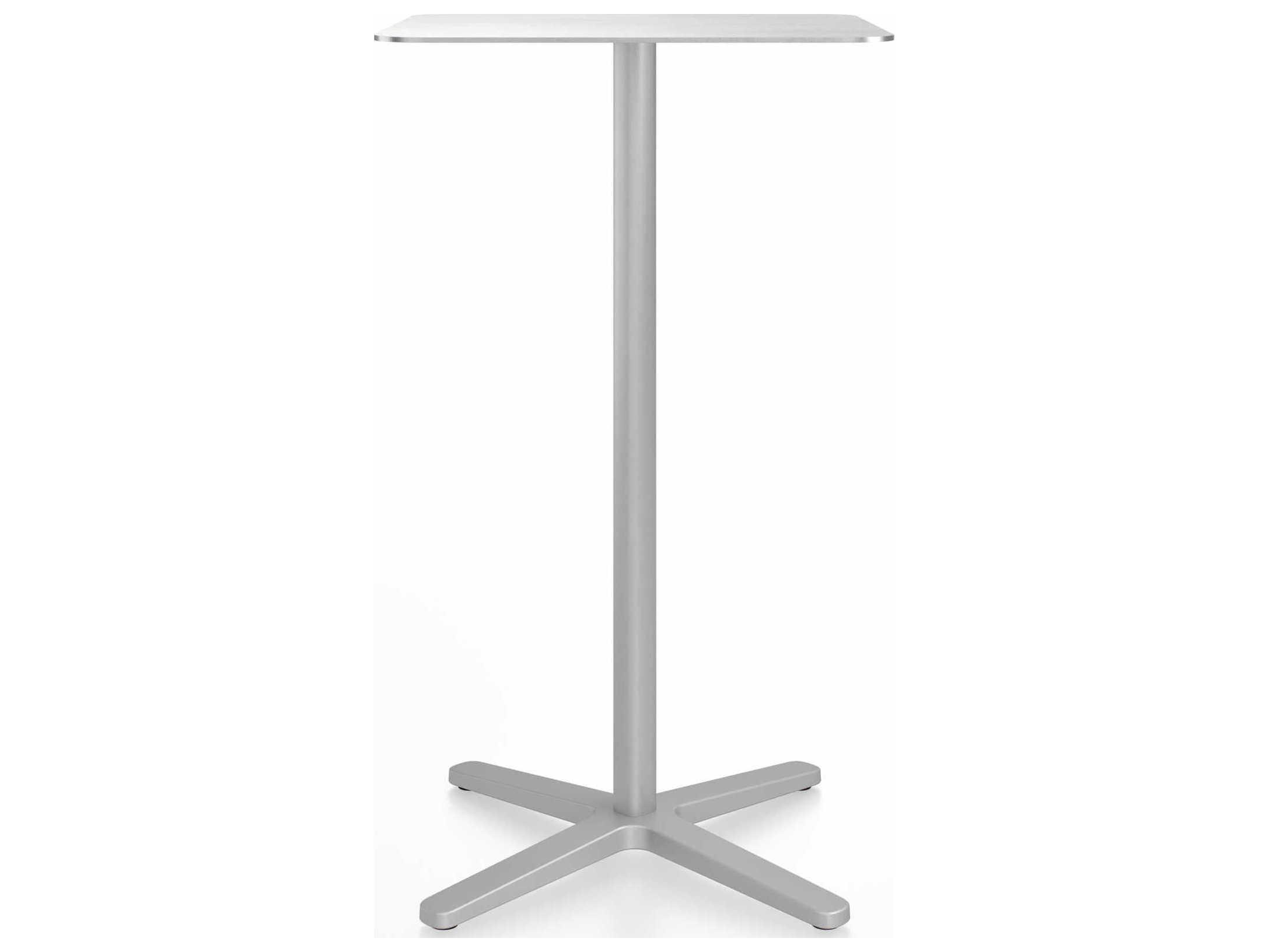 Emeco X Base By Jasper Morrison Square Wood Bar Table