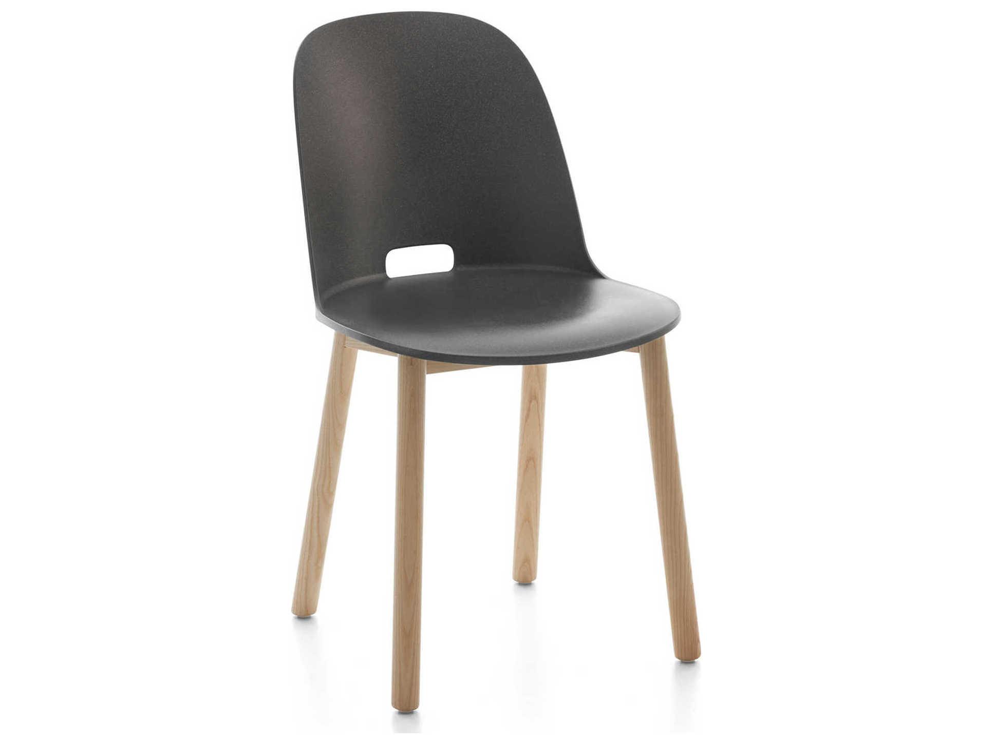 Emeco Alfi By Jasper Morrison Ash Wood Brown Side Dining Chair