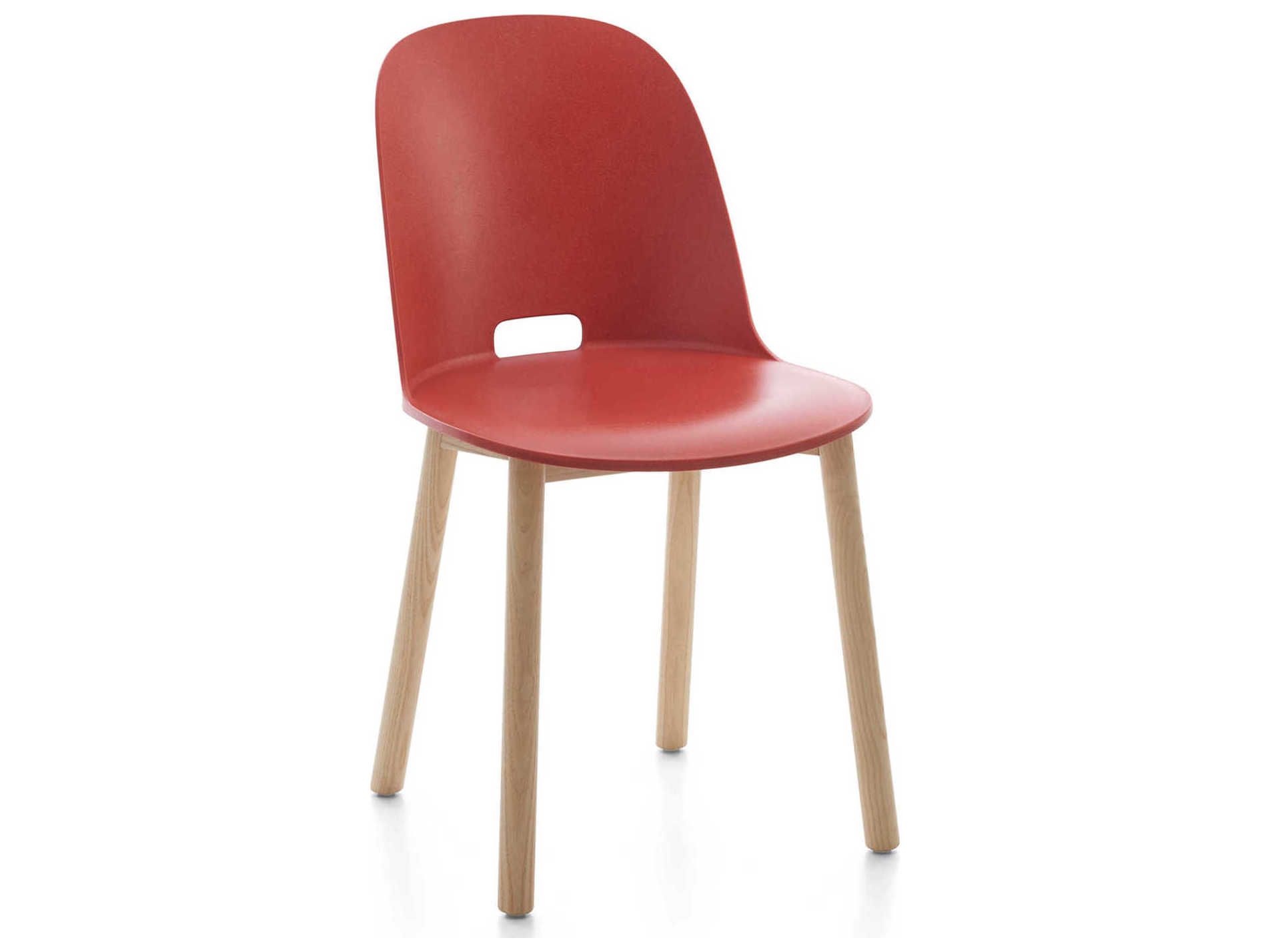 Emeco Alfi By Jasper Morrison Ash Wood Brown Side Dining Chair