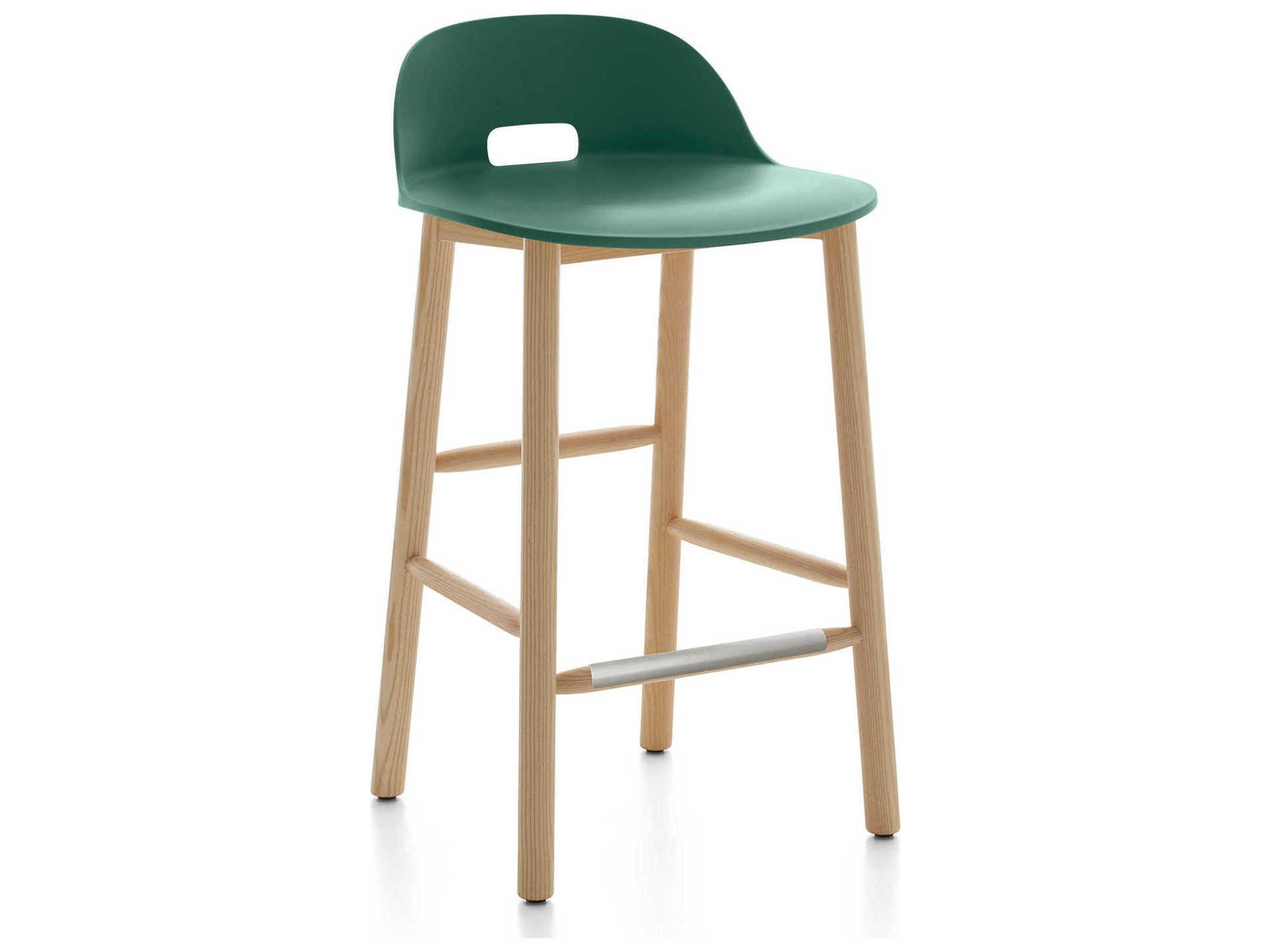 Emeco Alfi By Jasper Morrison Ash Wood Counter Stool