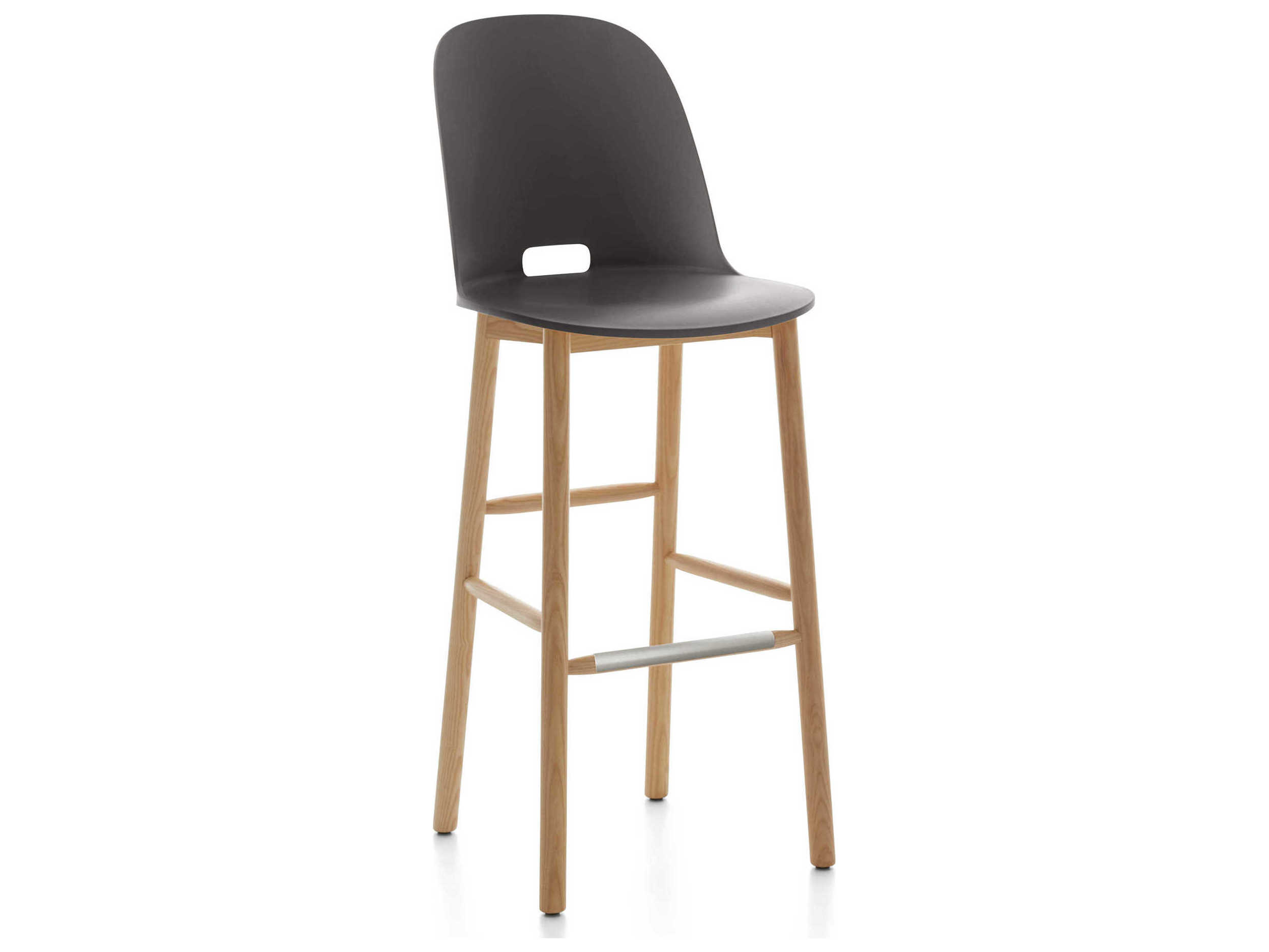 Emeco Alfi By Jasper Morrison Ash Wood Bar Stool