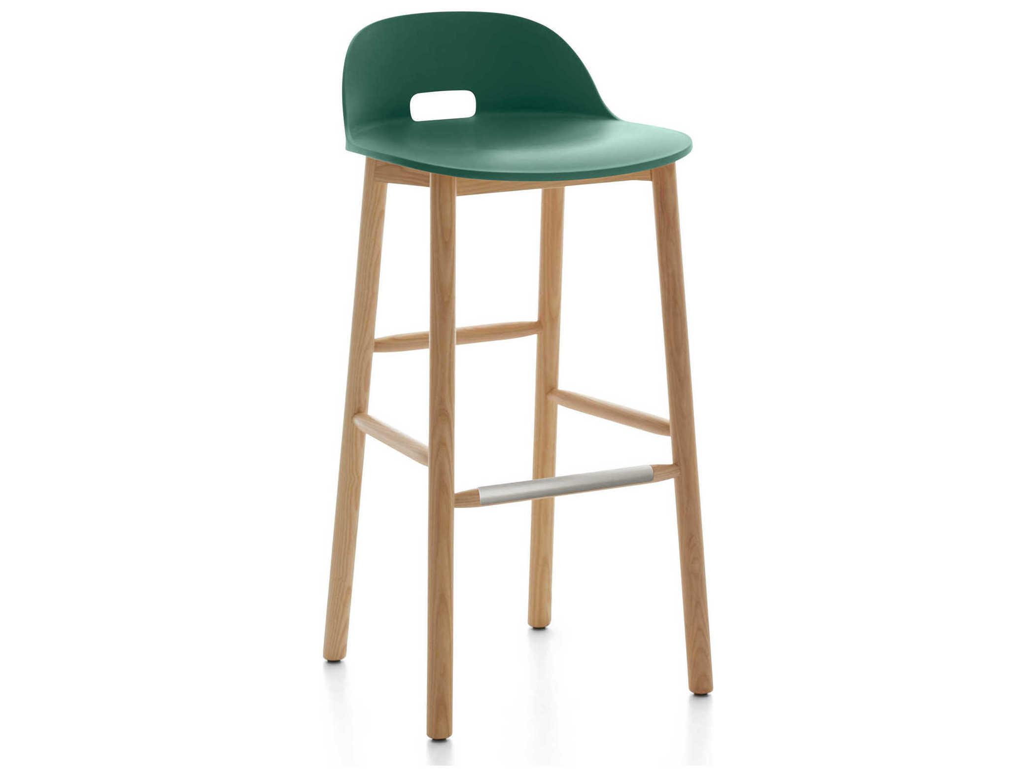 Emeco Alfi By Jasper Morrison Ash Wood Bar Stool
