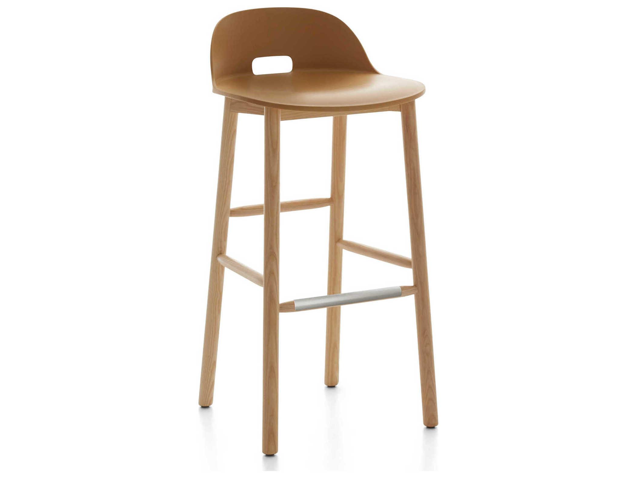 Emeco Alfi By Jasper Morrison Ash Wood Bar Stool