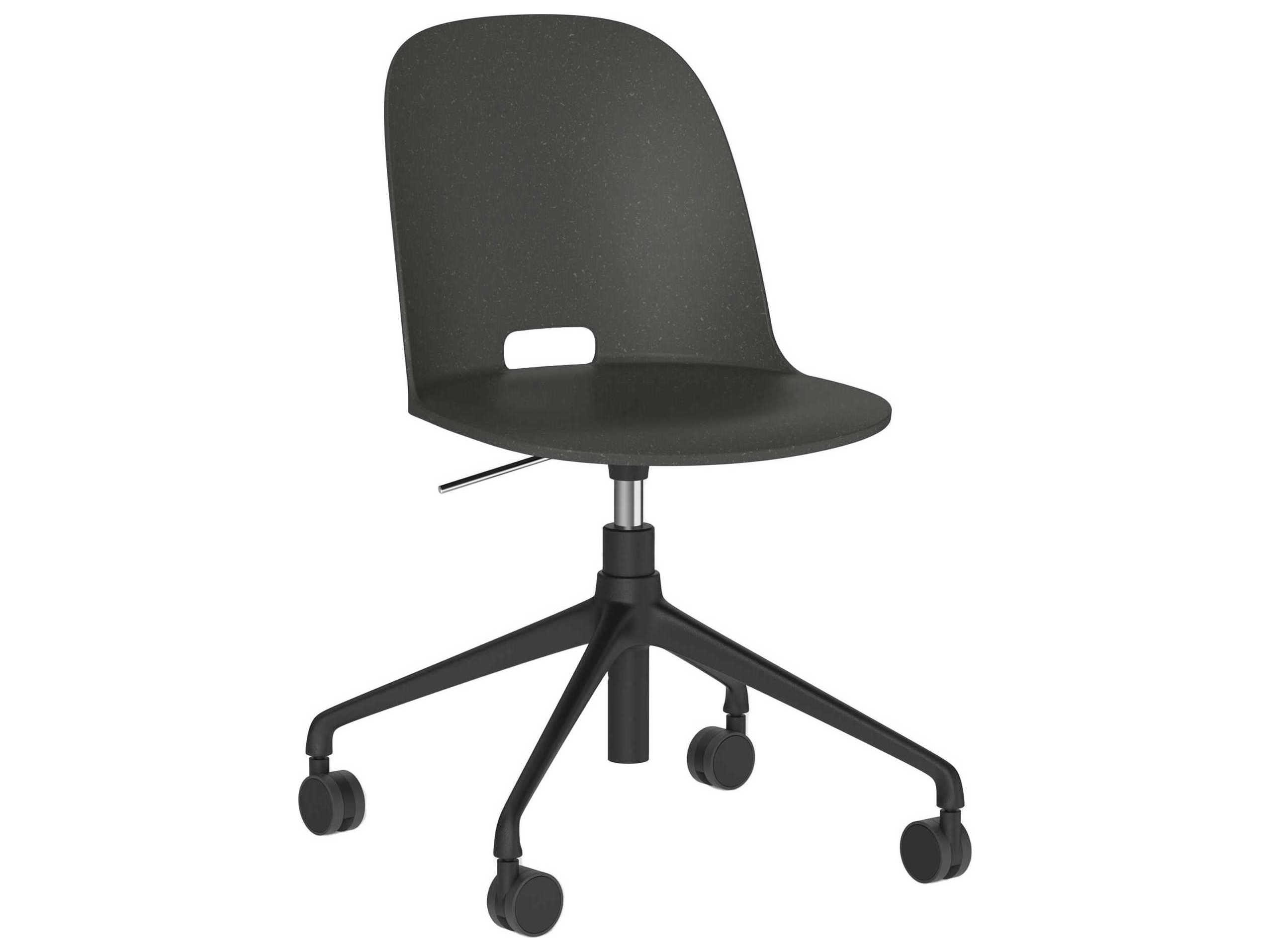 Emeco Alfi Work By Jasper Morrison Brown Adjustable Swivel Computer Office Chair
