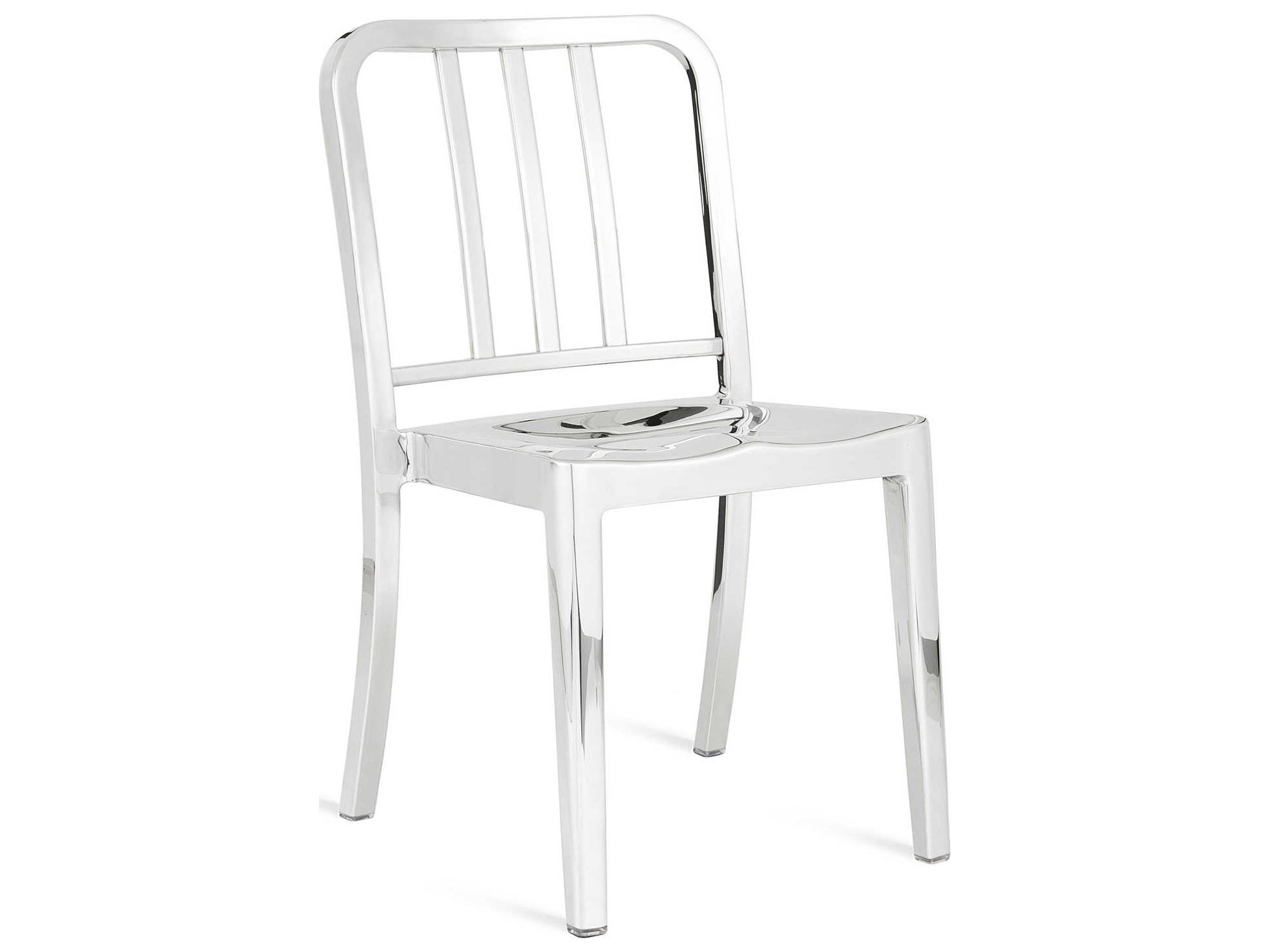 Emeco Heritage Silver Side Dining Chair