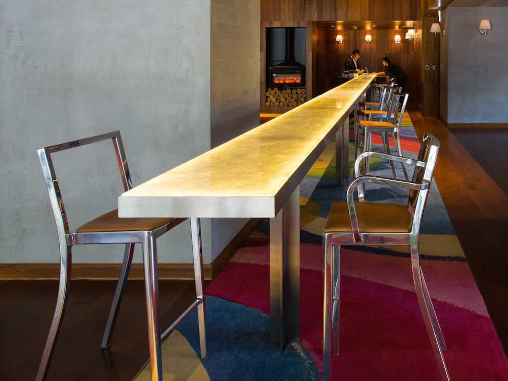 Emeco Hudson Polished Aluminum Bar Stool