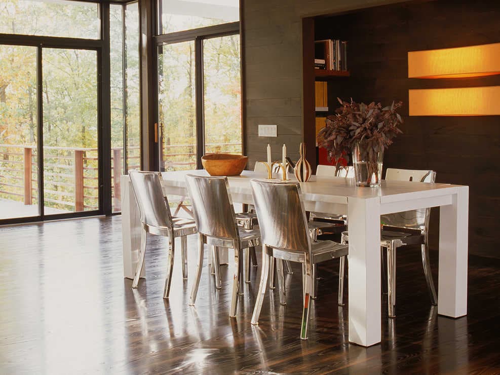 Emeco Hudson Silver Side Dining Chair