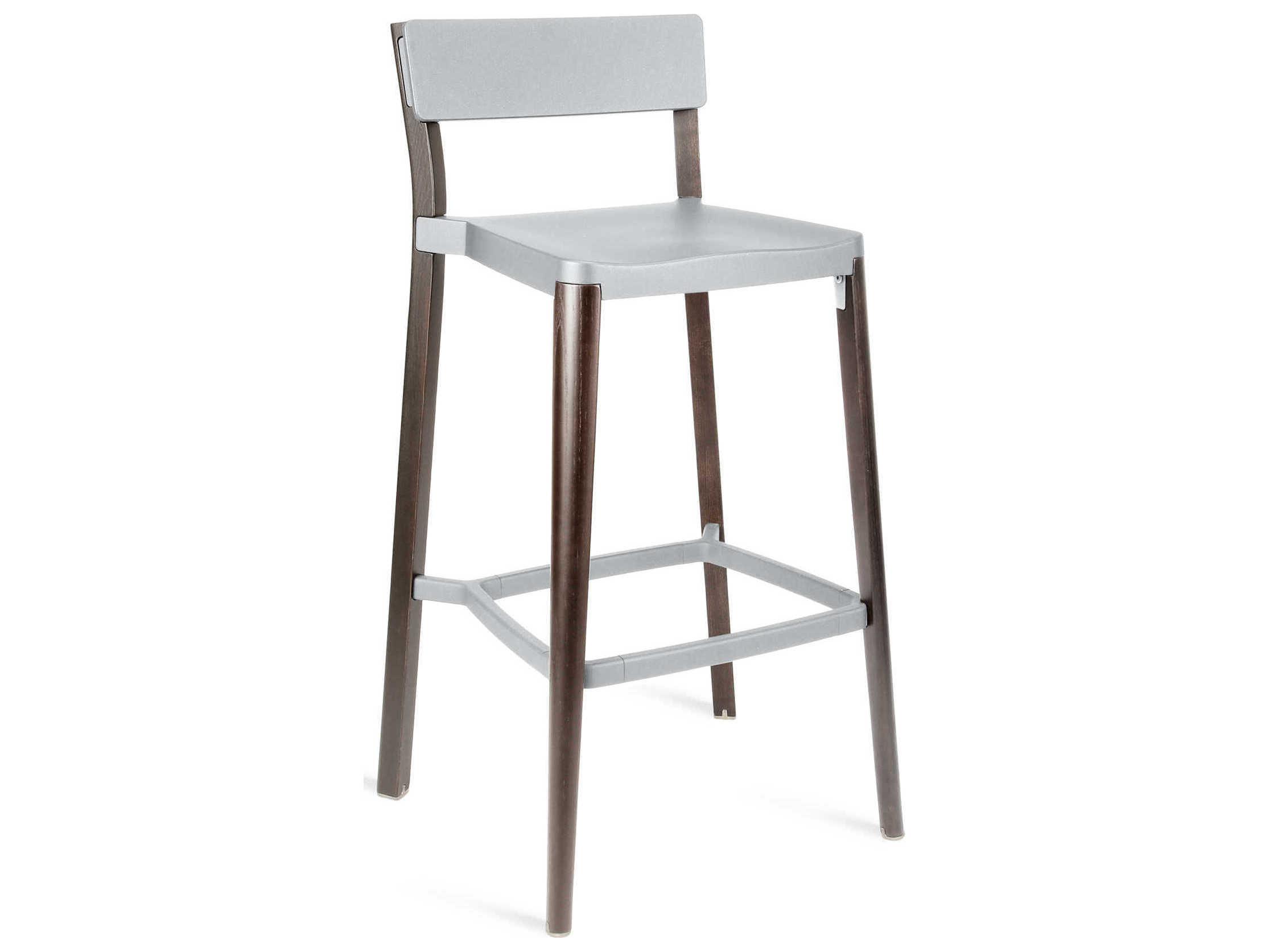 Emeco Lancaster By Michael Young Solid Wood Bar Stool