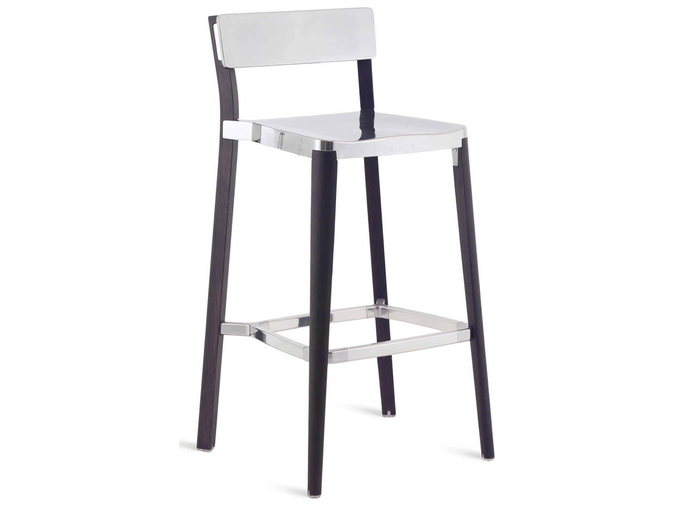 Emeco Lancaster By Michael Young Solid Wood Bar Stool
