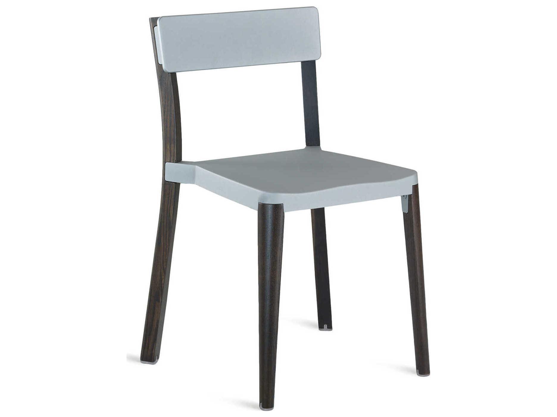 Emeco Lancaster By Michael Young Solid Wood Brown Side Dining Chair