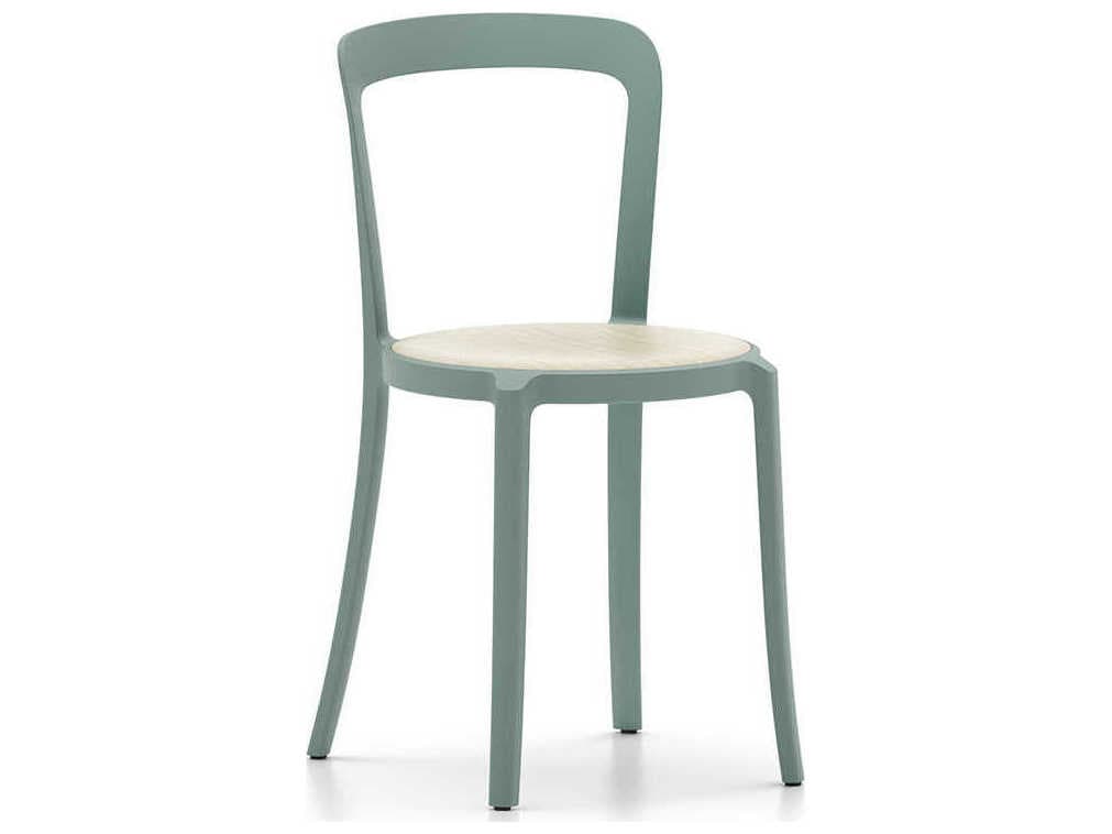 Emeco On & By Barber Osgerby Ply Wood Black Side Dining Chair