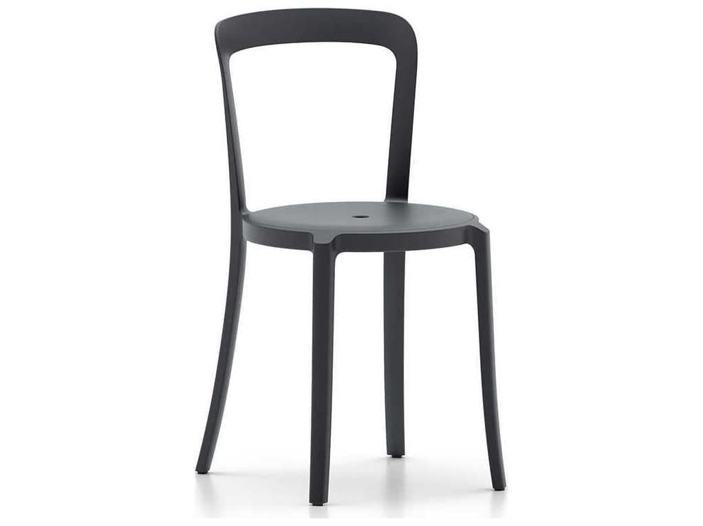 Emeco On & By Barber Osgerby Black Side Dining Chair