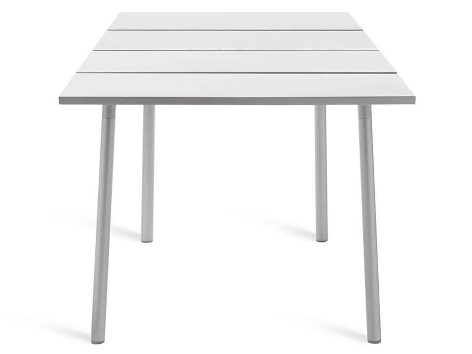 Emeco Run By Sam Hecht And Kim Colin Square Wood Aluminum Anodized Dining Table