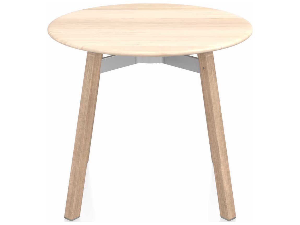 Emeco Su By Nendo Round Wood Dining Table