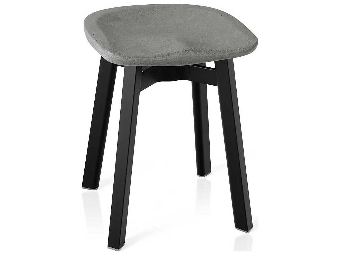 Emeco Su By Nendo Black Brown Accent Stool