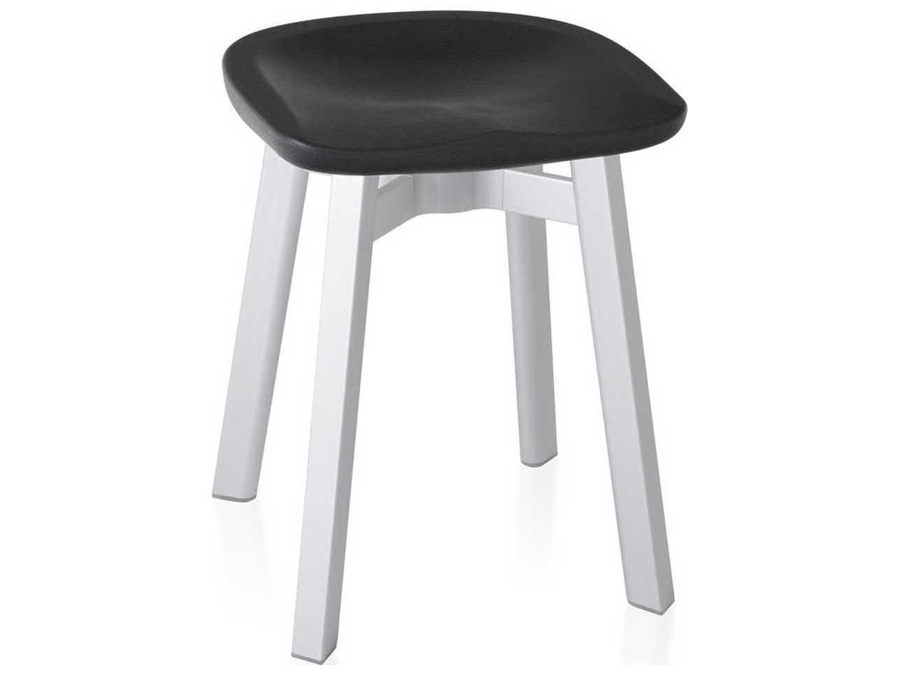 Emeco Su By Nendo Black Brown Accent Stool
