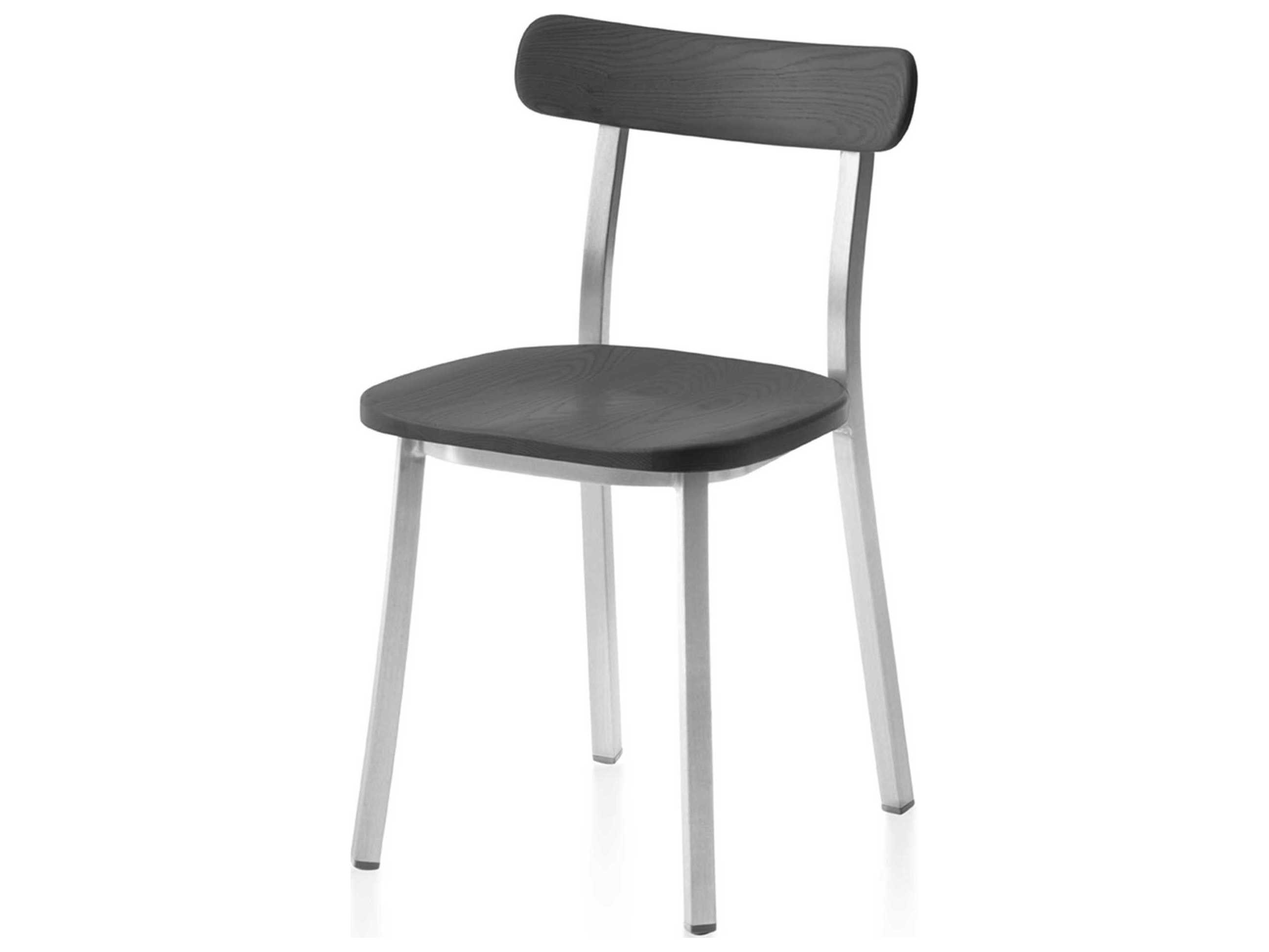 Emeco Utility By Jasper Morrison Solid Wood Natural Side Dining Chair