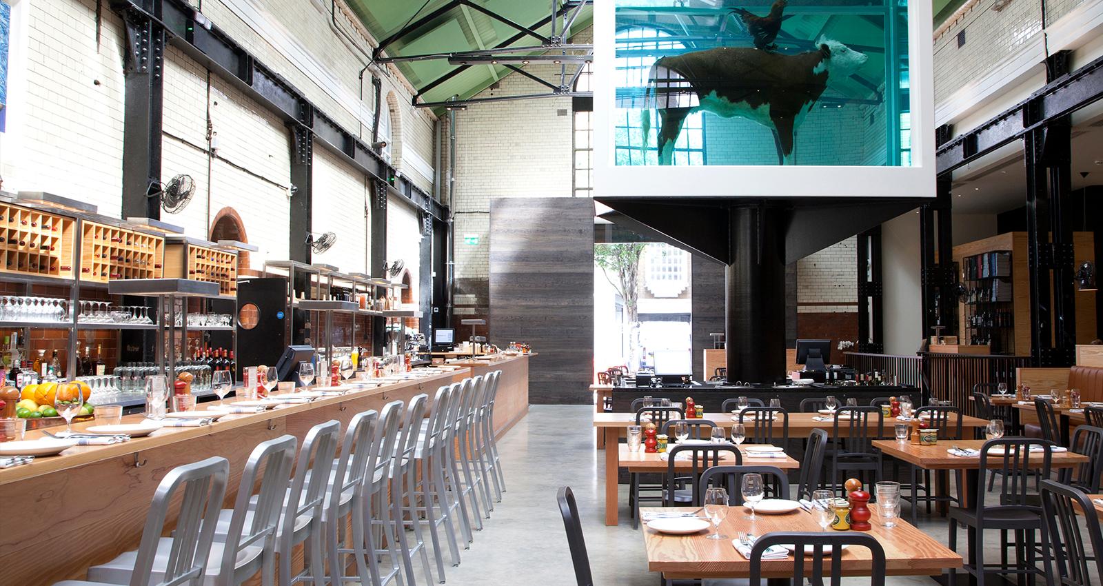 Emeco Outdoor Navy Polished Aluminum Bar Stool