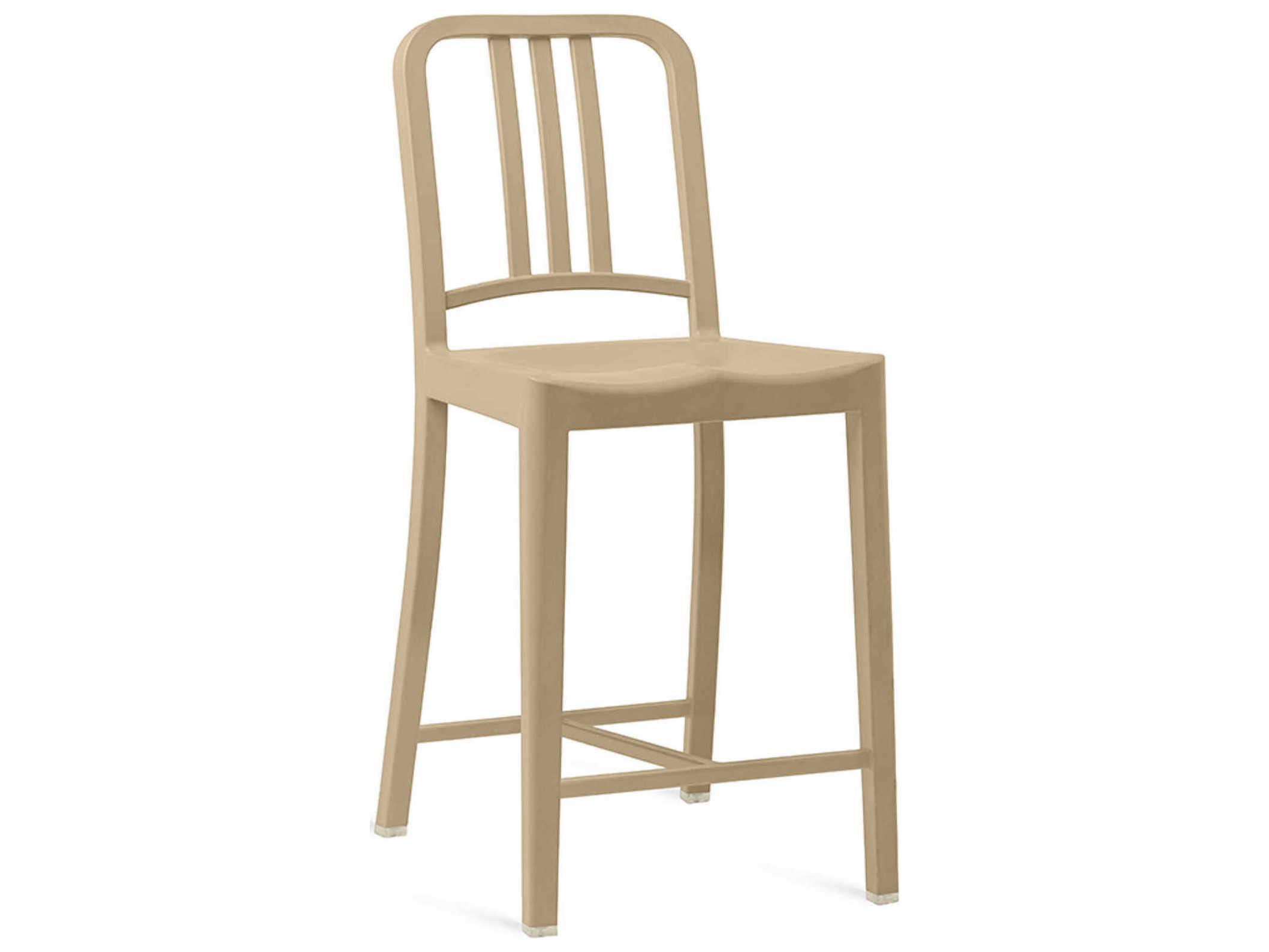 Emeco 111 Navy Collection Side Counter Height Stool
