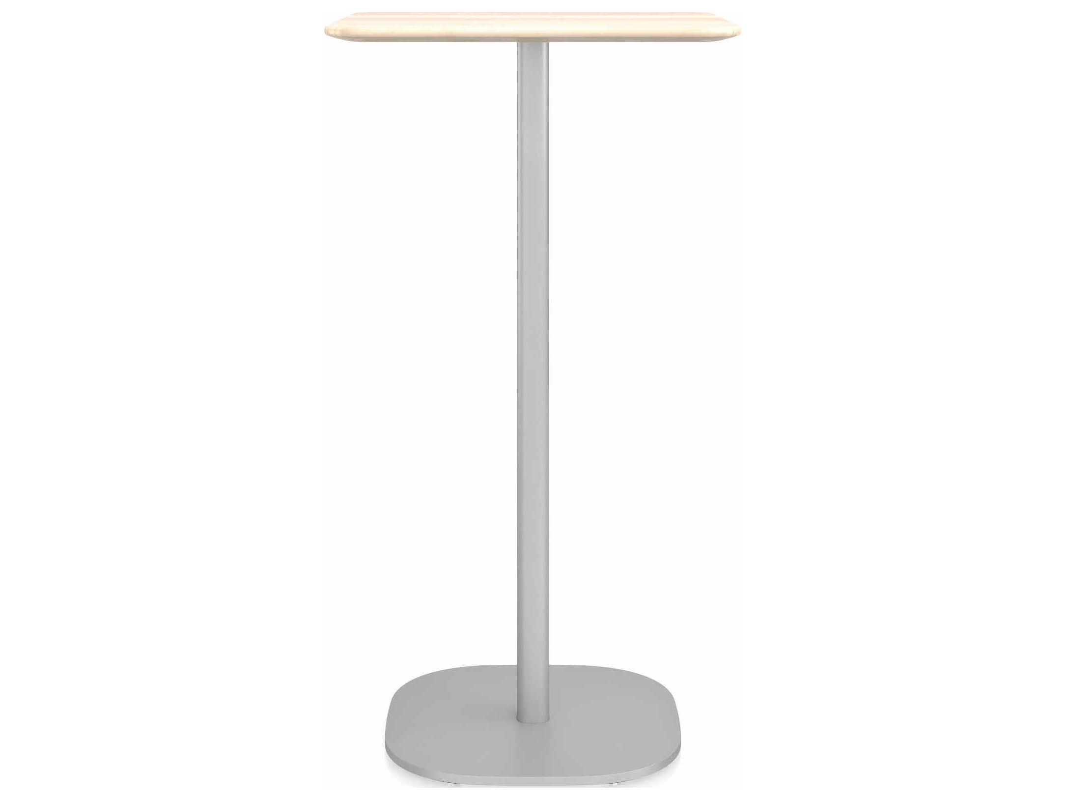 Emeco Table Flat Base By Jasper Morrison Rectangular Bar