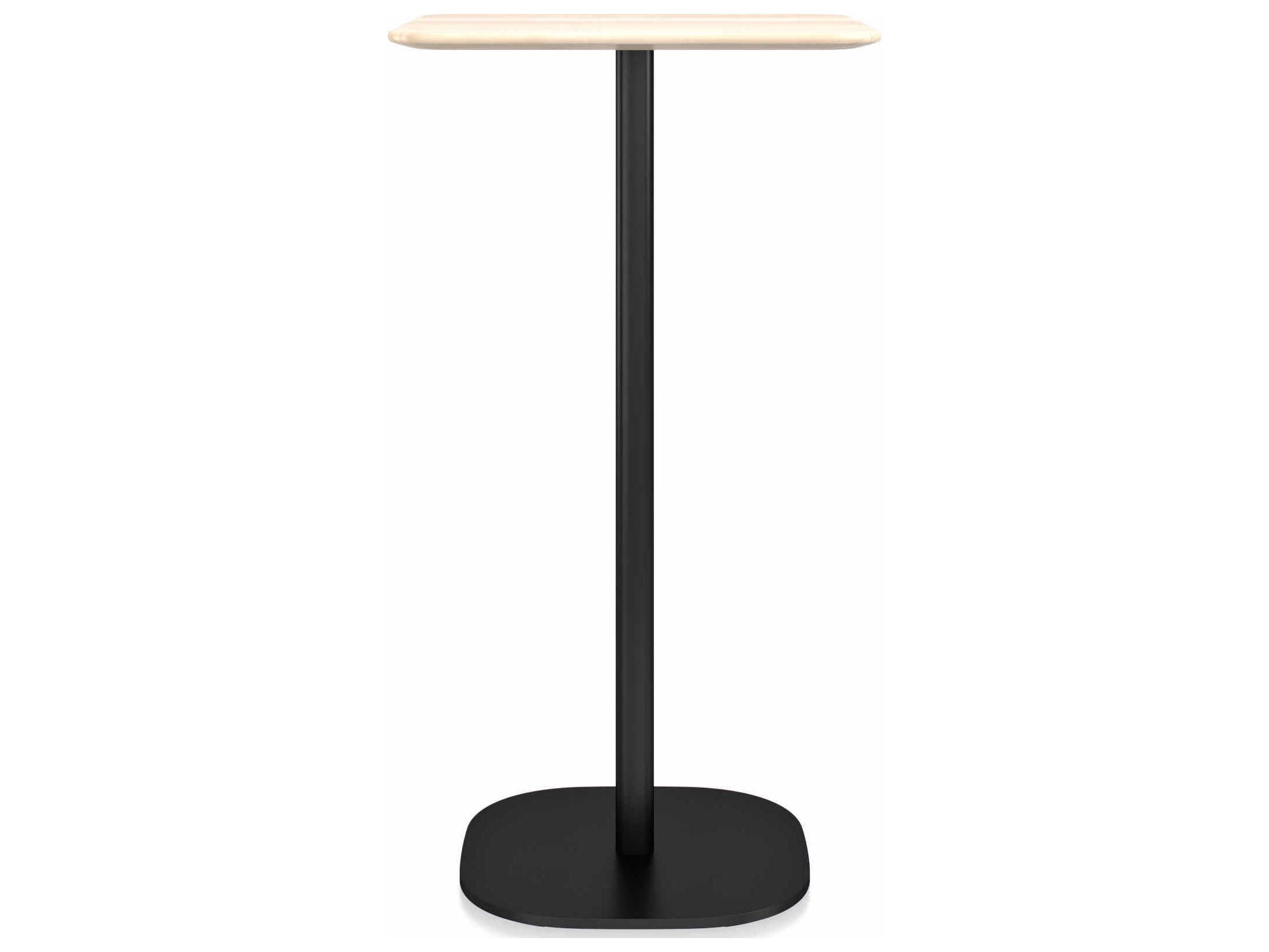 Emeco Table Flat Base By Jasper Morrison Rectangular Bar