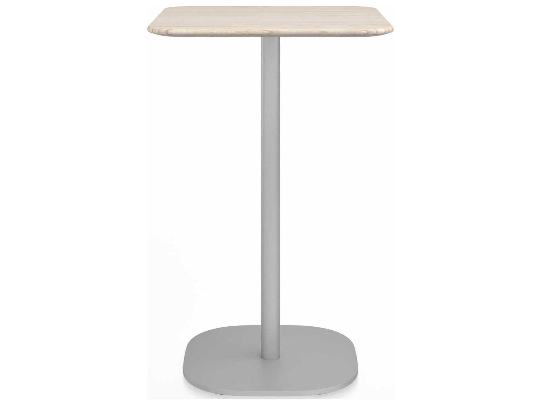 Emeco By Jasper Morrison Rectangular Patio Counter Table with Flat Base