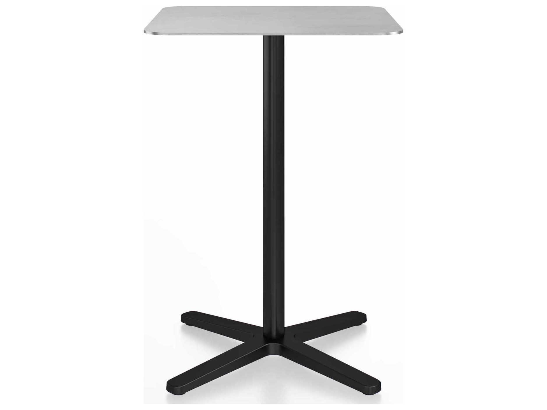 Emeco By Jasper Morrison Rectangular Outdoor Counter Table with X-Base