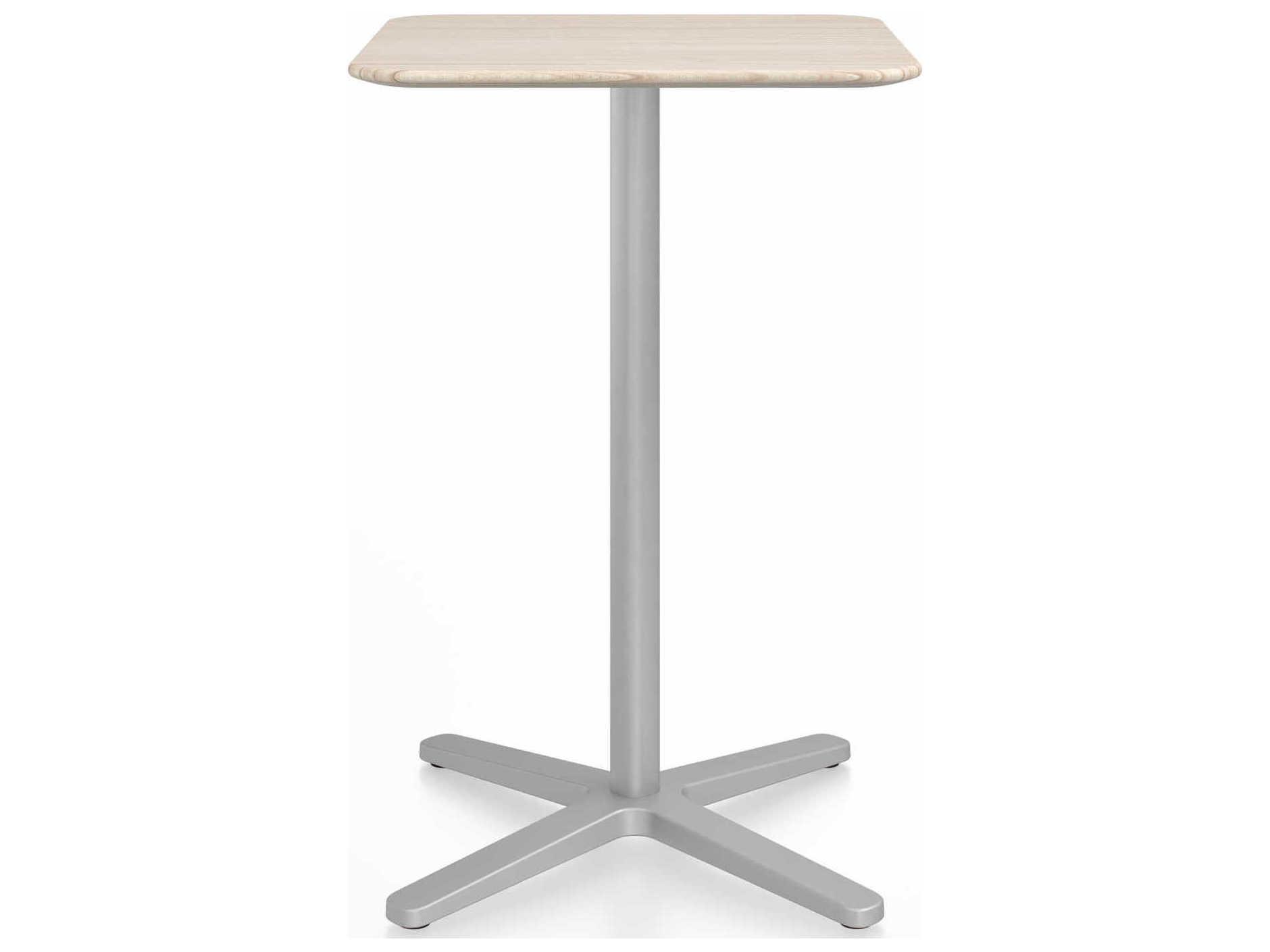 Emeco By Jasper Morrison Rectangular Outdoor Counter Table with X-Base