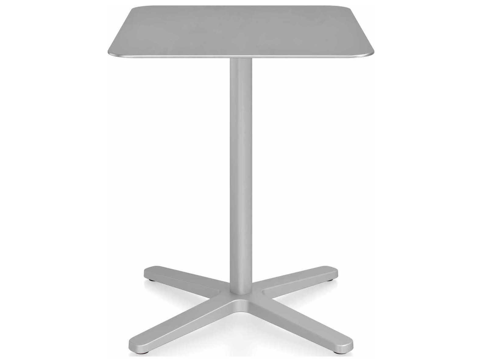 Emeco By Jasper Morrison Rectangular Dining Table with X-Base