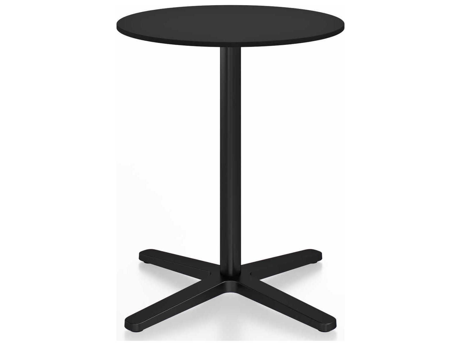 Emeco By Jasper Morrison Round Dining Table with X-Base