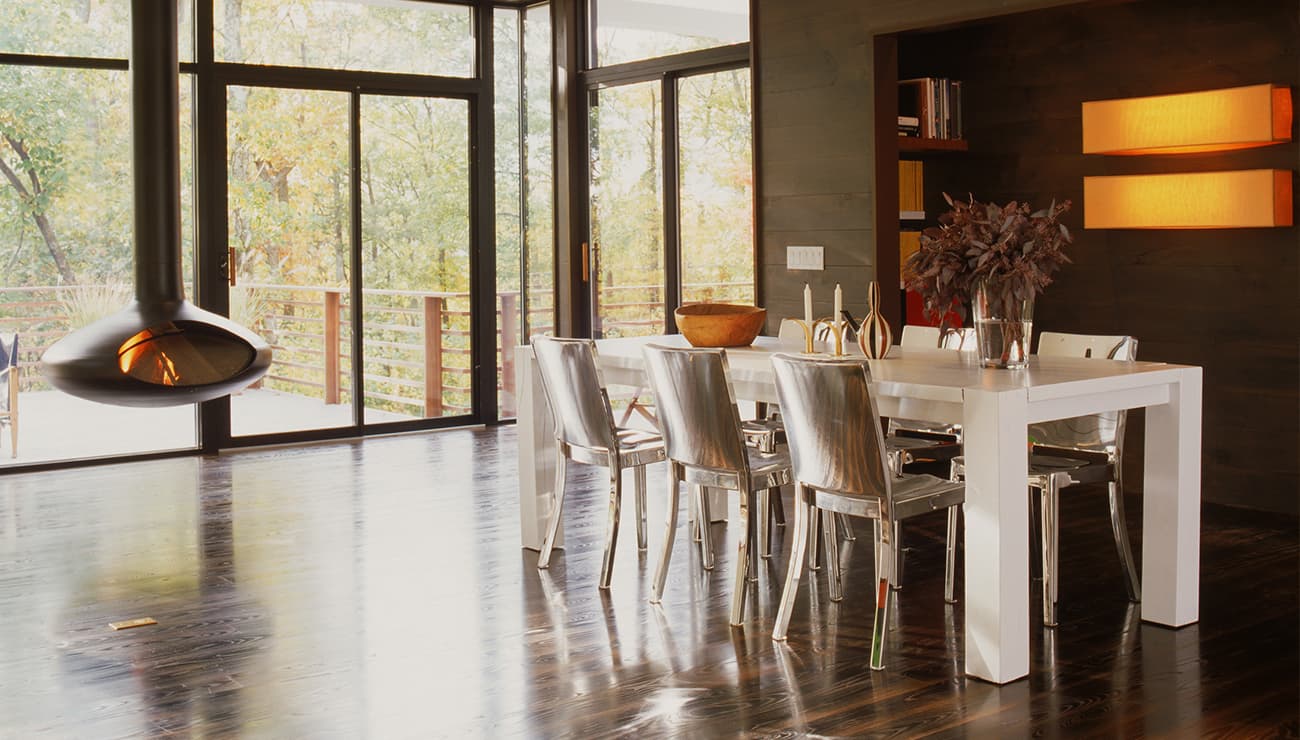 Emeco Outdoor Hudson Polished Aluminum Dining Side Chair