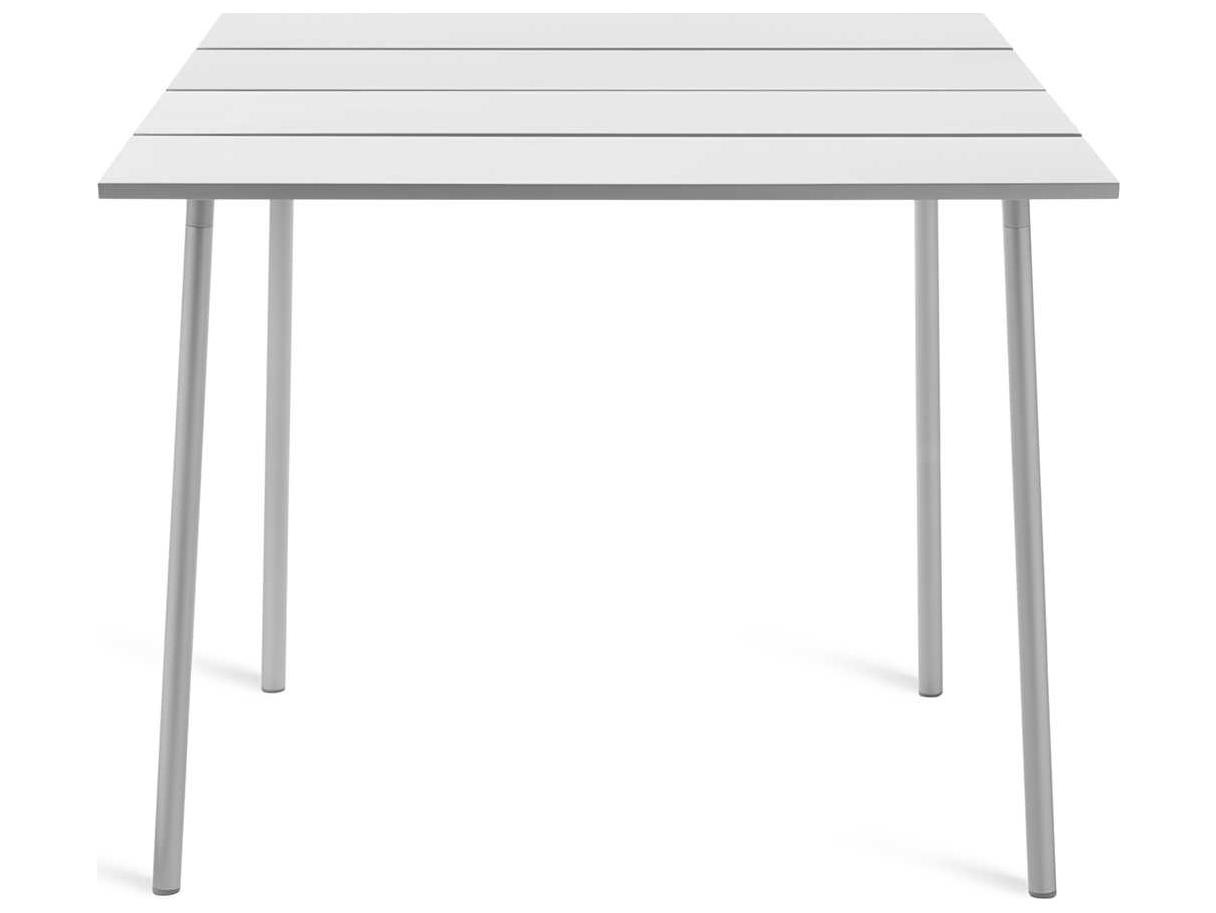 Emeco Outdoor Run By Sam Hecht And Kim Colin Aluminum Clear Anodized Rectangular Bar Table