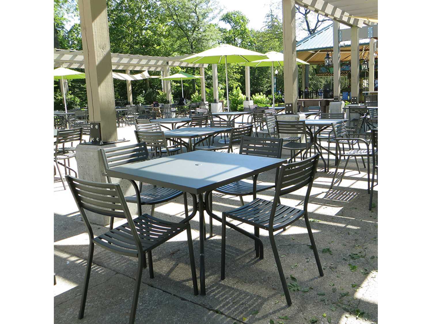 EMU Segno Steel Outdoor Patio Dining Set