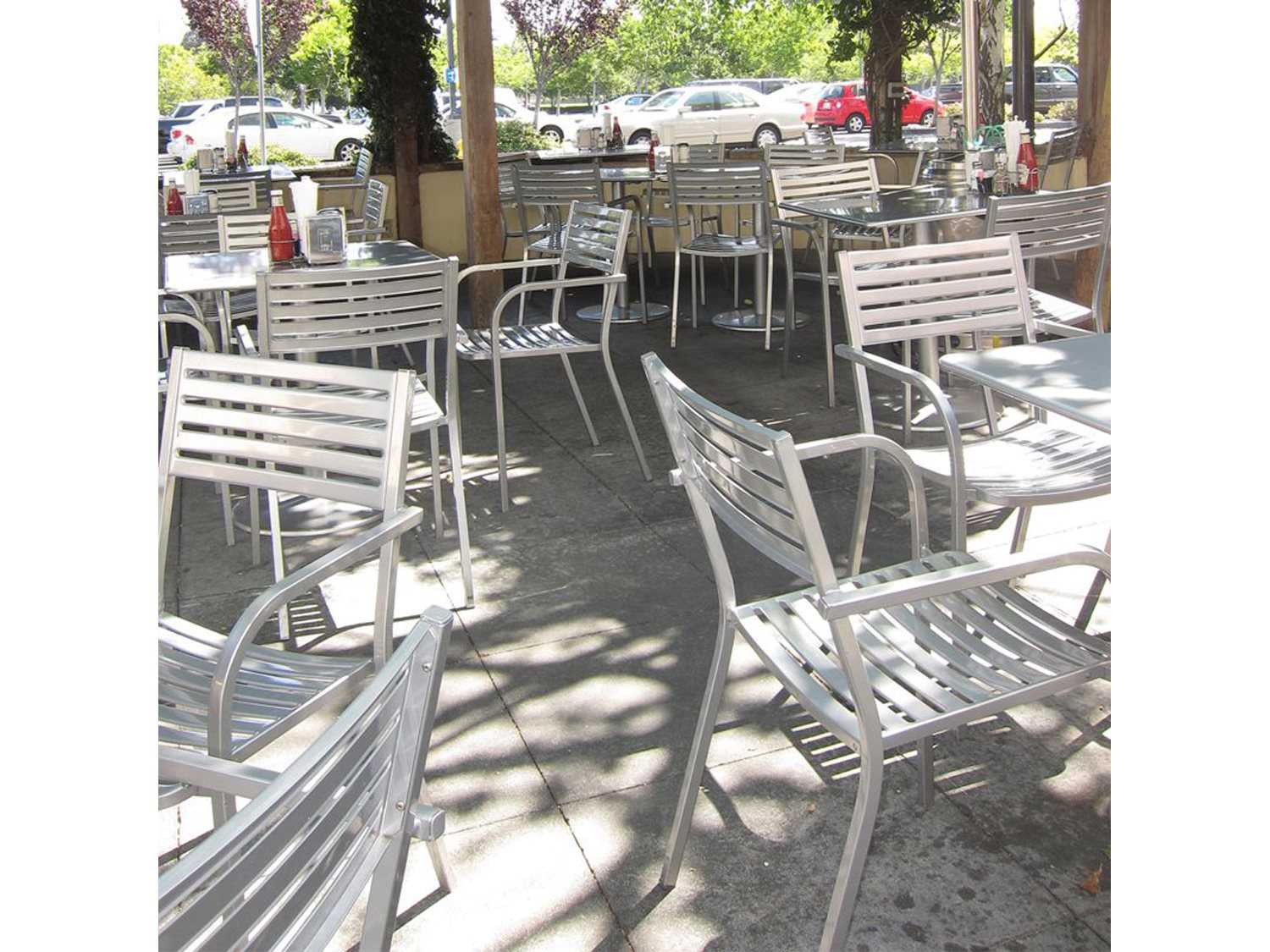 EMU Segno Steel Outdoor Patio Dining Set