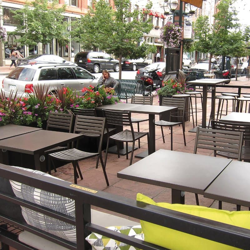 EMU Segno Steel Outdoor Patio Dining Set