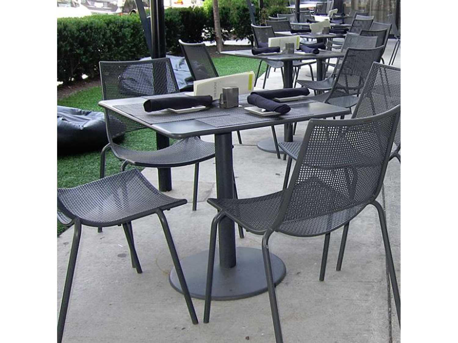 EMU Topper Steel Outdoor Patio Dining Set