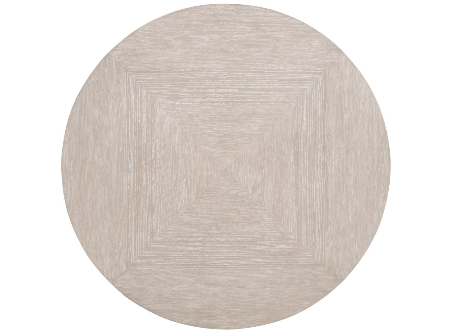 Essentials for Living District Roto Round Wood Natural Gray Silver End Table