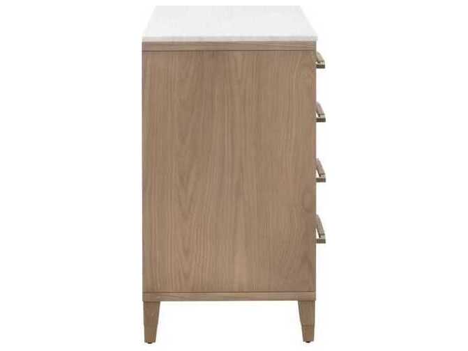 Essentials for Living Bronze Bay Cambria Oak Wood Double Dresser