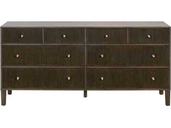 Essentials for Living Bronze Bay Oak Wood Double Dresser