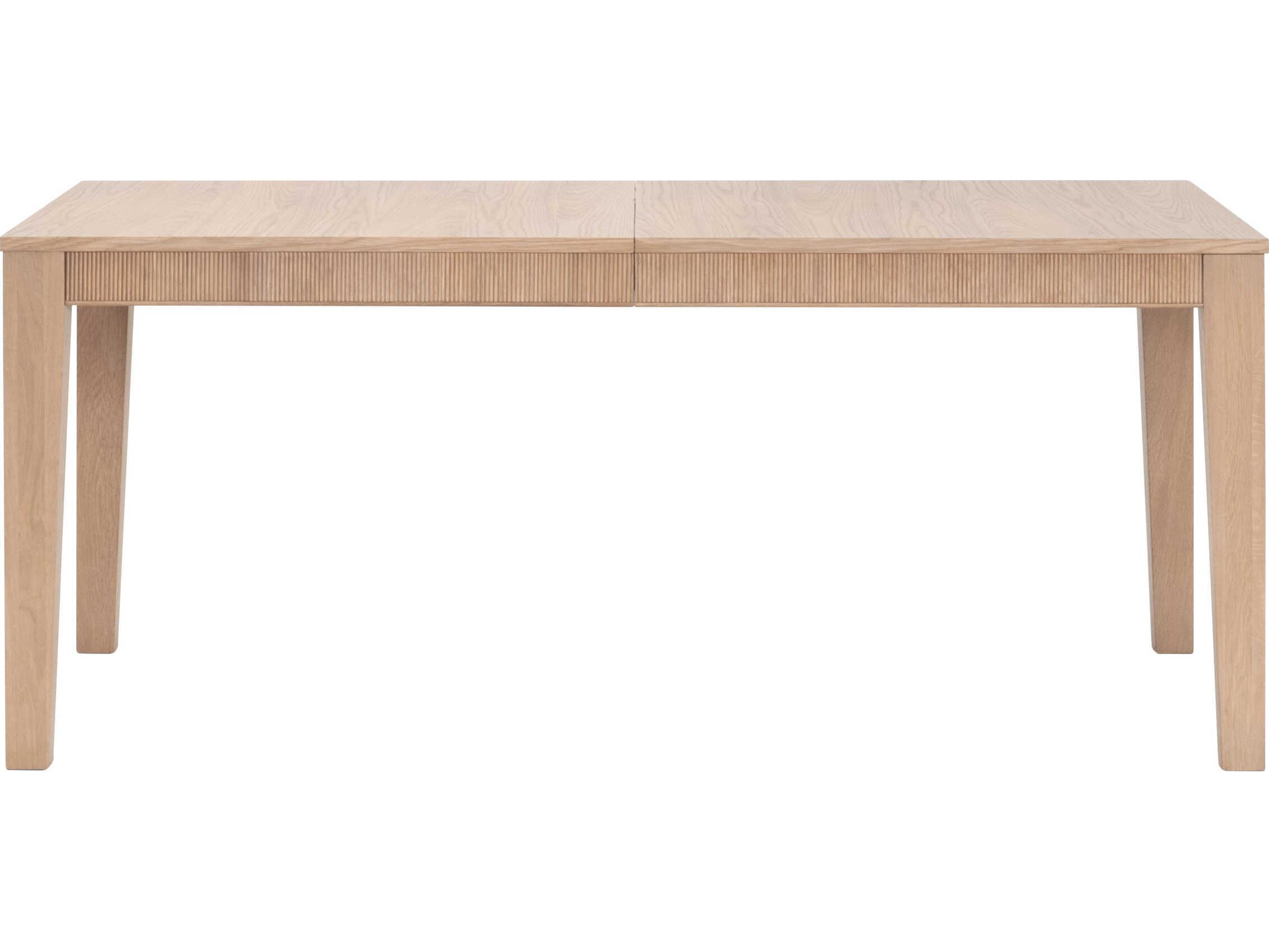 Essentials for Living Bronze Bay Highland Extension Rectangular Wood Natural Oak Dining Table