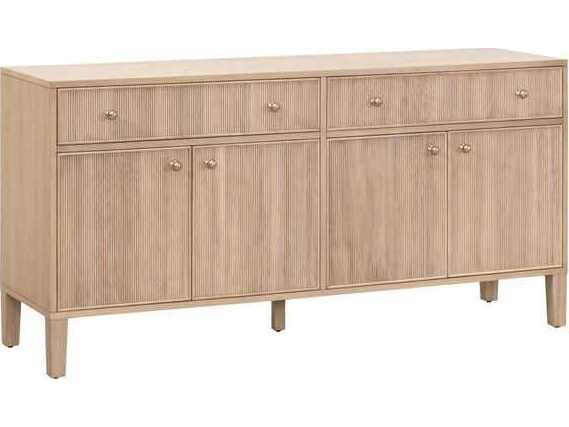 Essentials for Living Bronze Bay 63" Oak Wood Natural Sideboard