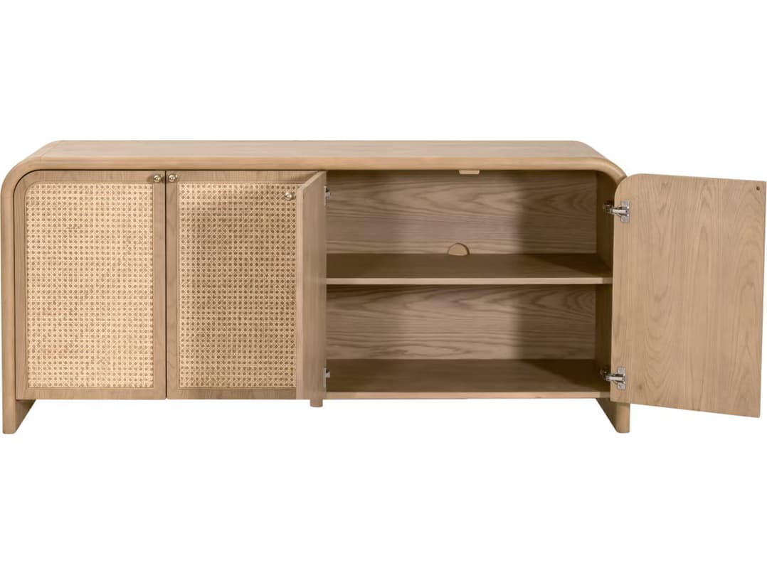 Essentials for Living Bronze Bay 71" Oak Wood Sideboard