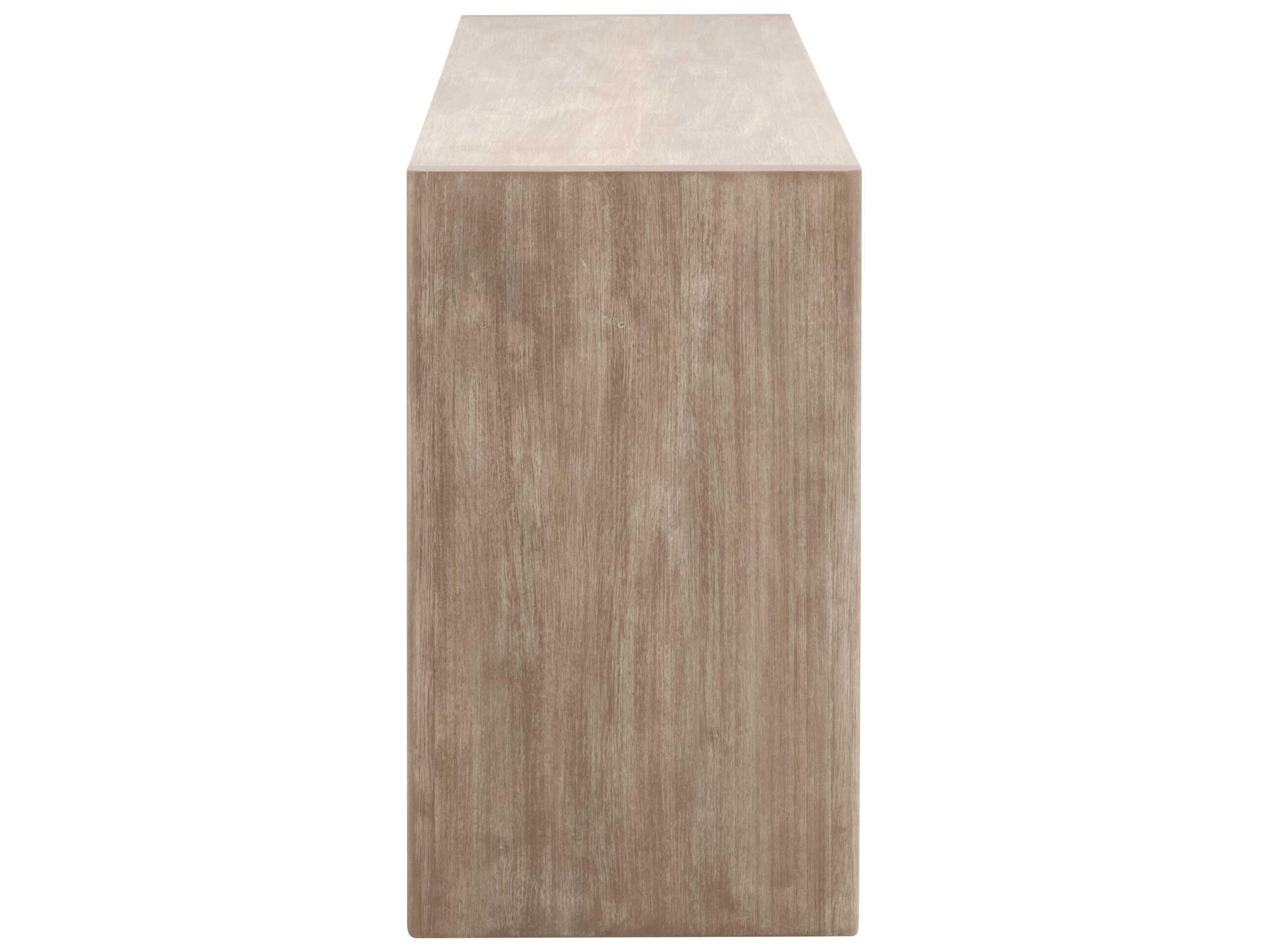 Essentials for Living Traditions 74" Halloway Acacia Wood Natural Gray Sideboard