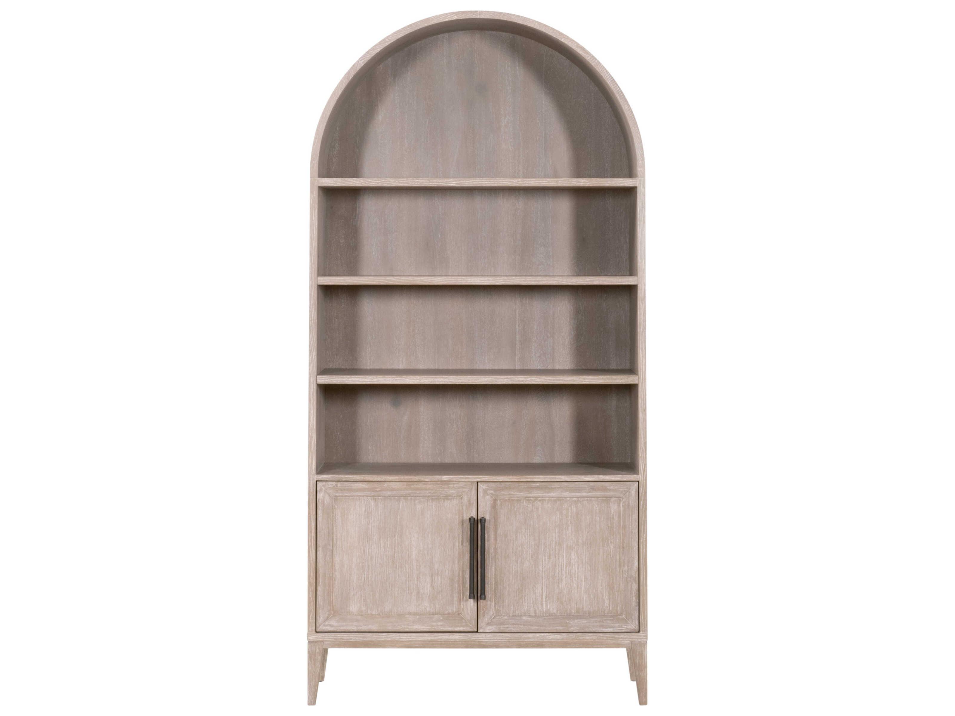 Essentials for Living Traditions Morris Natural Gray Acacia Bookcase