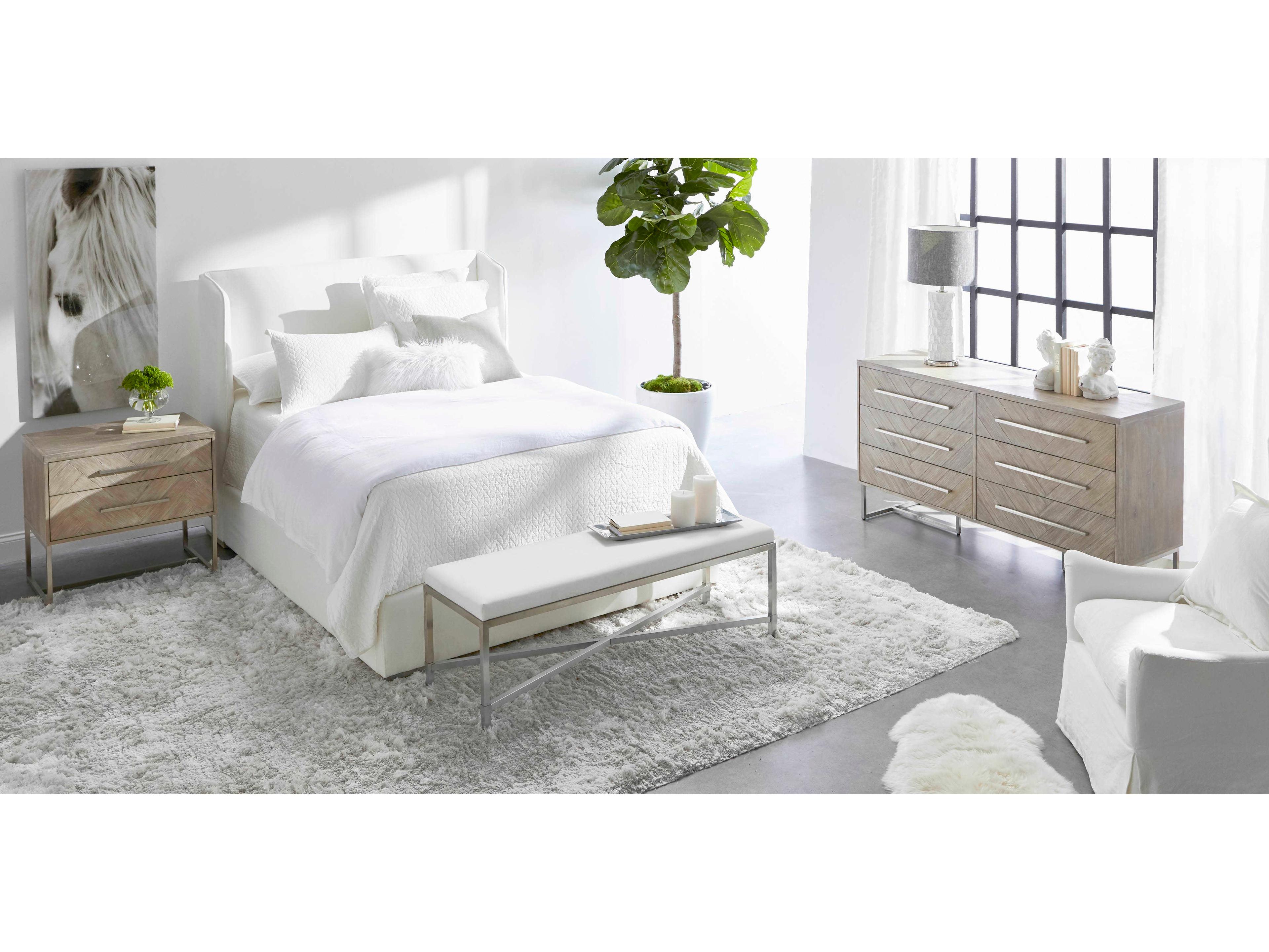 Luxecor Respite 6-Drawers Acacia Wood Double Dresser