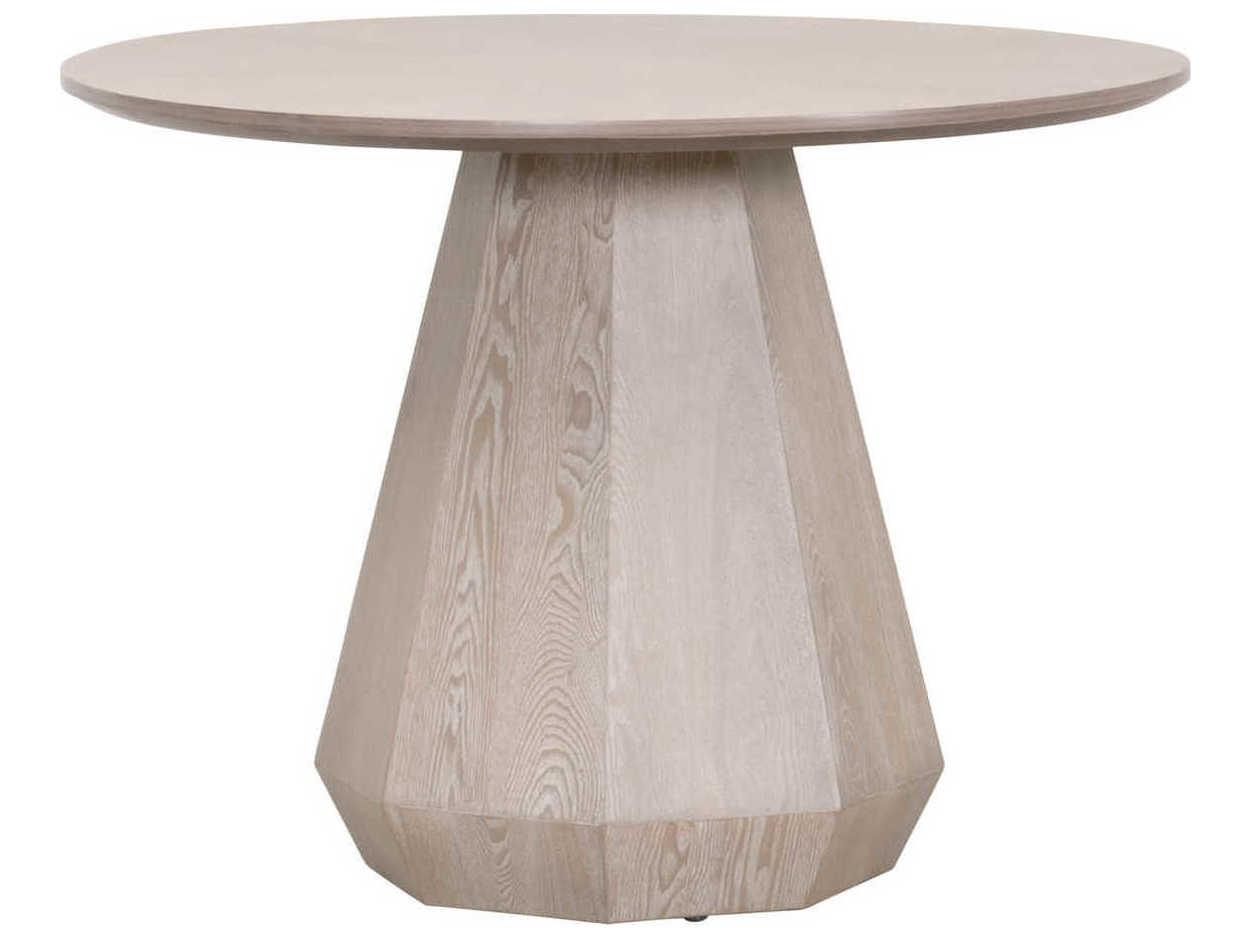 Luxecor Respite Round Wood Natural Gray Ash Dining Table